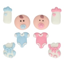 Figuras de azúcar de bebé
