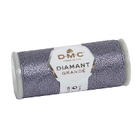 Hilo metalizado Diamante grande de 20 m - DMC