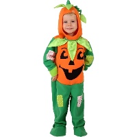Disfraz de calabaza con capucha para bebé