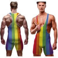 Mono arcoíris para hombre