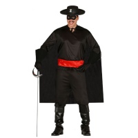 Disfraz de El Zorro con capa para hombre