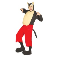 Disfraz de lobo de caricatura para hombre