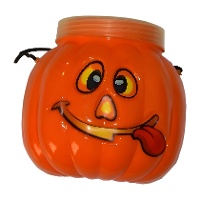 Cubo de calabaza con tapa - 14 cm
