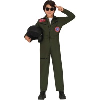 Disfraz de piloto de caza infantil