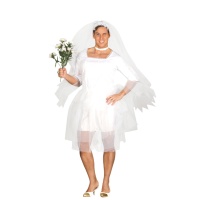 Disfraz de novia para hombre