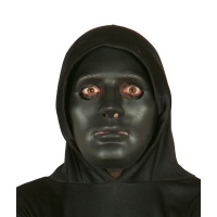 Máscara de plástico negra