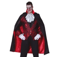 Capa de 115 cm de vampiro para adulto