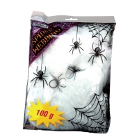 Telaraña de 100 gr blanca