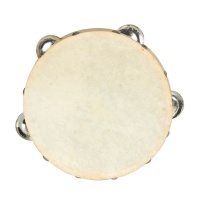 Pandereta de 16,5 cm de piel