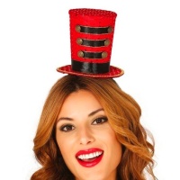 Diadema de sombrero mini de majorette