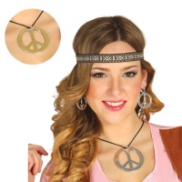 Set de hippie con cinta, pendientes y collar