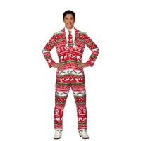 Disfraz de traje navideño para hombre