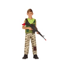 Disfraz de sargento de guerra infantil