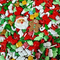 Sprinkles de Santa mix de 90 gr - Azucren