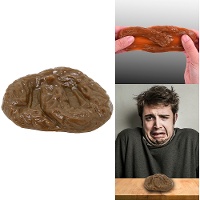 Excremento de broma de 9 cm - 1 unidad