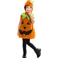 Disfraz de calabaza de peluche para bebé