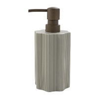 Dispensador de jabón arena gris de 17,9 cm