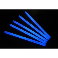 Palo luminoso azul de 25 cm - 25 unidades