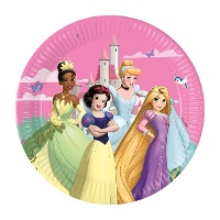 Platosde Princesas Disney de 23 cm - 8 unidades
