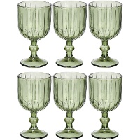 Copa de 380 ml rayas de colores - 6 unidades