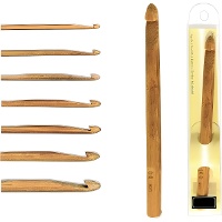 Agujas de ganchillo de 3 a 7 mm bambú - Nadel - 1 unidad