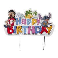 Topper para tarta de Stitch