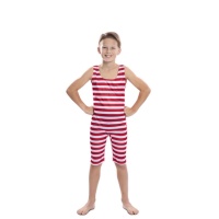 Disfraz de bañista rojo para niño