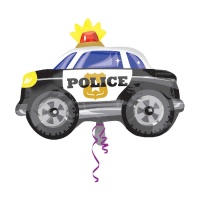 Globo silueta XL de coche de Policía de 45 x 60 cm - Anagram
