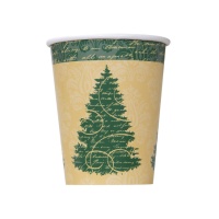 Vasos de 266 ml de Elegant Christmas - 8 unidades