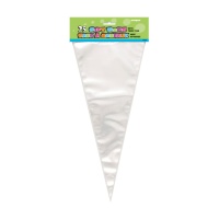 Bolsa para chucherías de cono transparente - 25 unidades