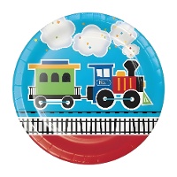 Platos de Todos al Tren de 23 cm - 8 unidades