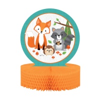 Centro de mesa de Animales del Bosque