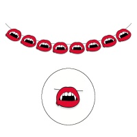 Guirnalda de Noche de vampiros Halloween - 3,00 m