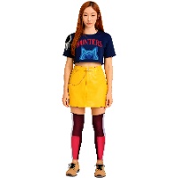 Disfraz de K-Pop cantante lila star para mujer