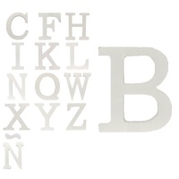 Letra de madera de 11 cm - 1 unidad