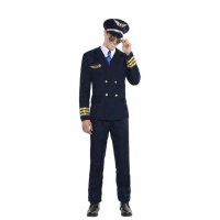 Disfraz de piloto de avión para hombre