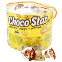 Vasitos de chocolate con galletas de 4,5 gr - Gerio - 100 unidades