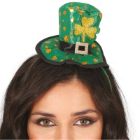 Diadema con gorrito de San Patricio