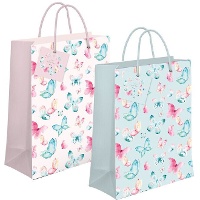 Bolsa regalo de 32 x 26 cm de Mariposas - 1 unidad
