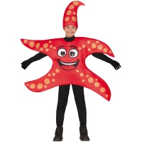 Disfraz de estrella de mar roja infantil