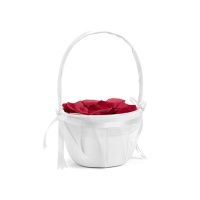 Cesta para pétalos de mimbre de 26 cm