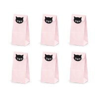Bolsas de papel de Gatos - 6 unidades