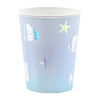 Vasos de 220 ml de mundo marino - 6 unidades