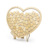 Corazón de deseos 44 x 37,5 cm