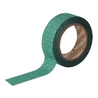 Cinta adhesiva masking tape con purpurina de 6,5 m - 1 unidad