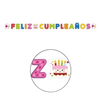 Guirnalda feliz cumpleaños
