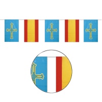 Banderín de España y Asturias - 50 m