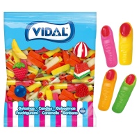 Dedos cortados de colores - Vidal - 1 kg
