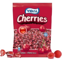 Caramelos de cerezas - envase individual - Vidal - 800 gr