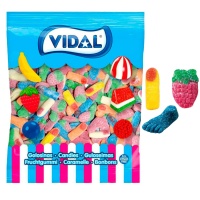 Bolsa surtida de gominolas ácidas - Megasurtido Ácido Vidal - 1 kg